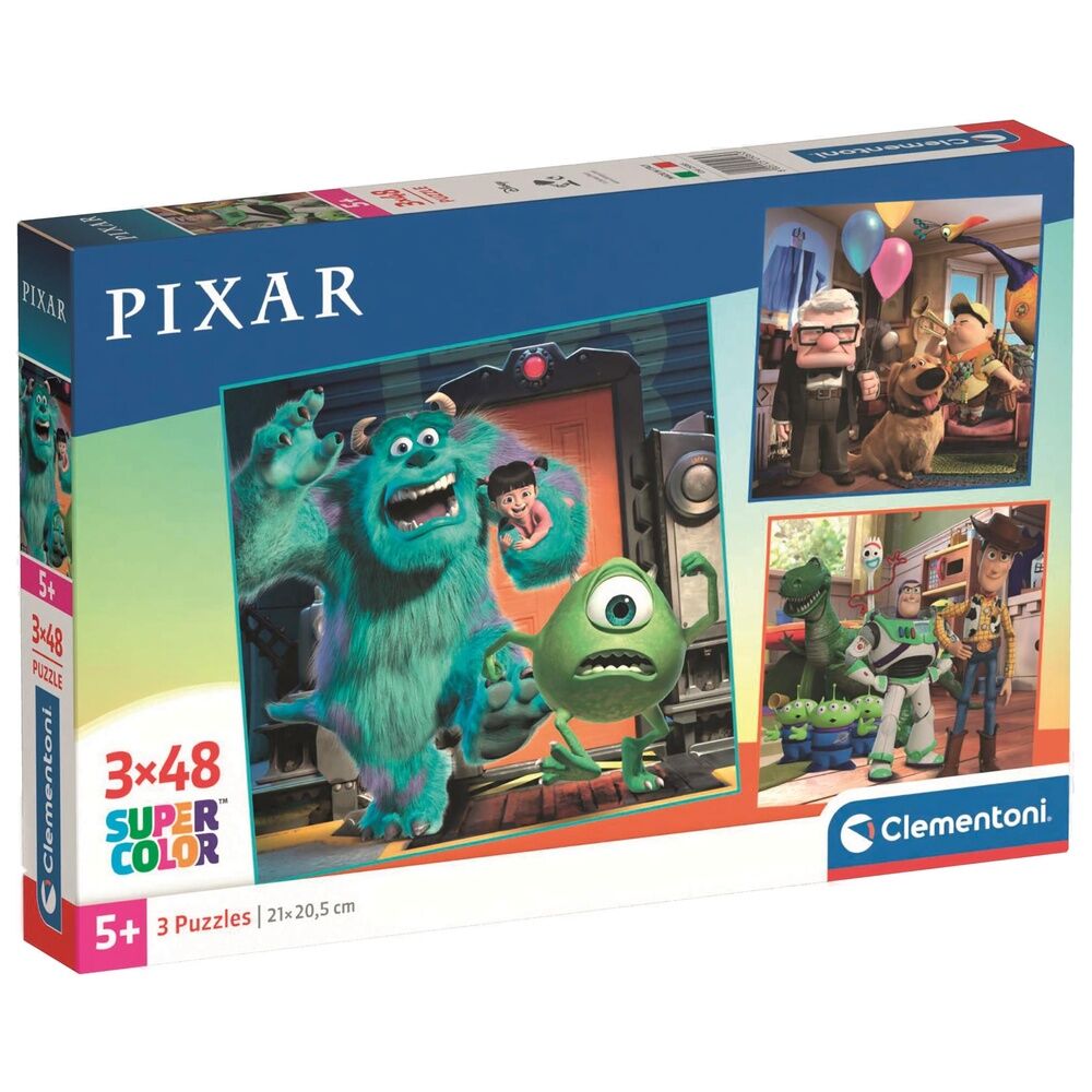 Puzzle Disney Pixar 3x48pzs - Frikibase.com