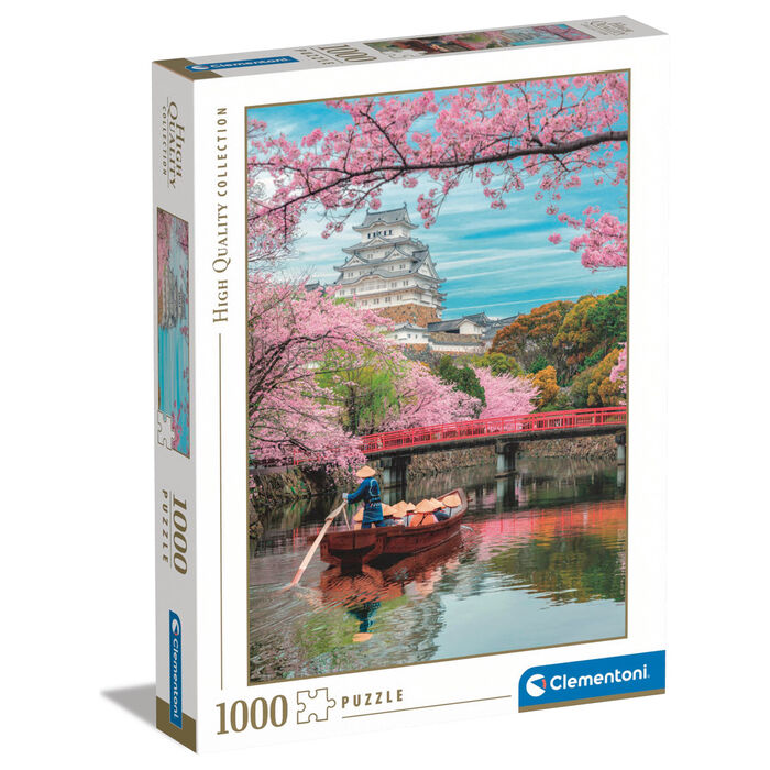 Puzzle El castillo de Himeji en Primavera 1000pzs - Frikibase.com