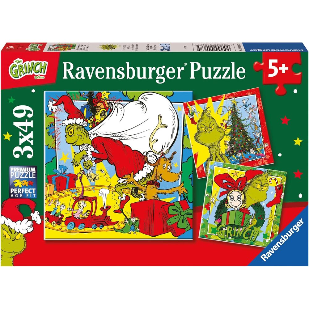 Puzzle El Grinch 3x49pzs - Frikibase.com