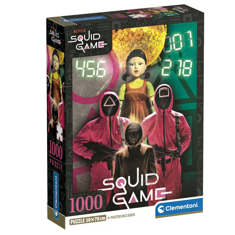 Puzzle El Juego del Calamar 1000pzs - Frikibase.com