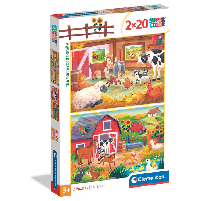 Puzzle Granja 2x20pzs - Frikibase.com
