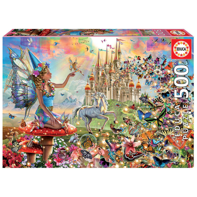 Puzzle Hadas y mariposas 500pzs - Frikibase.com