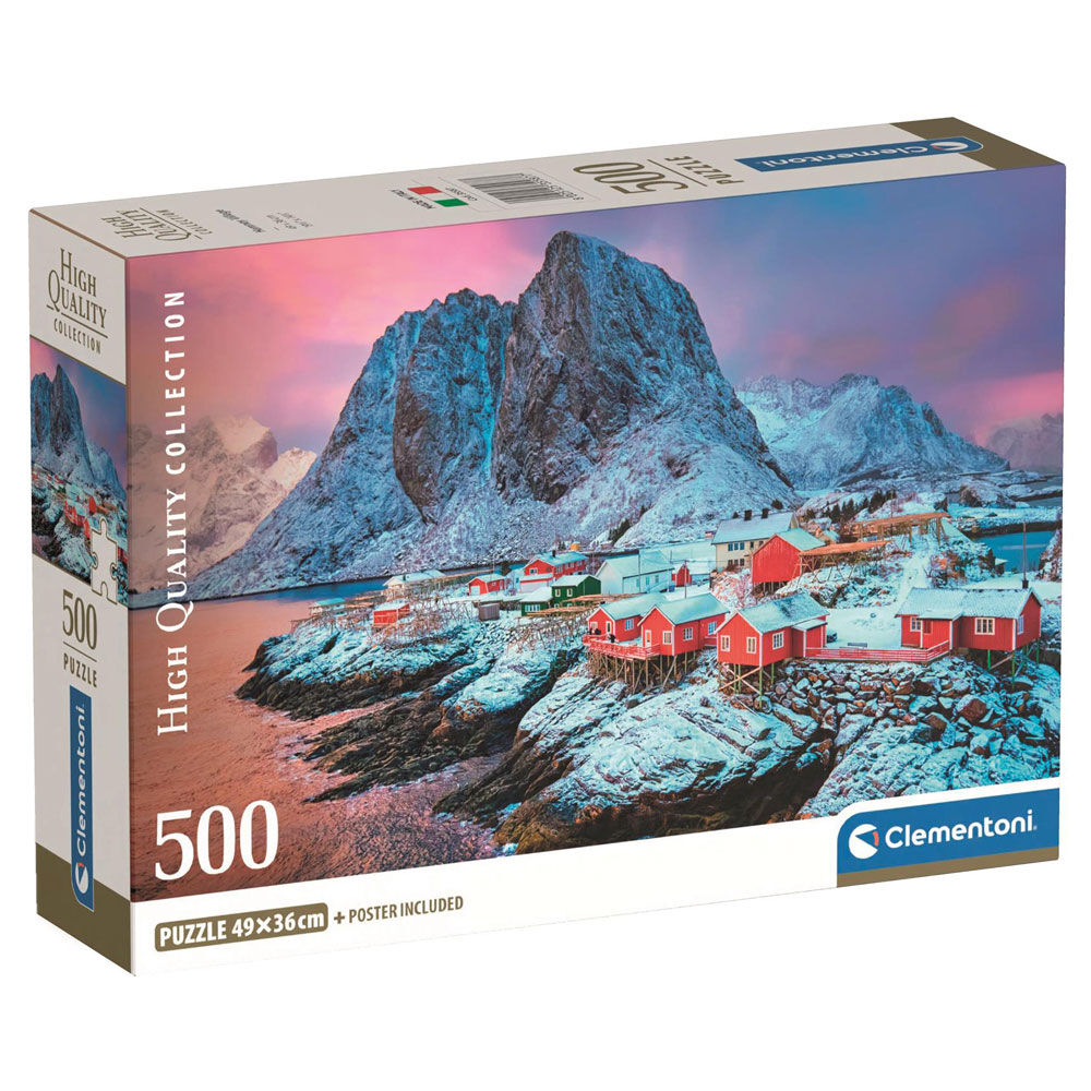 Puzzle Hamnoy Village High Quality 500pzs - Frikibase.com