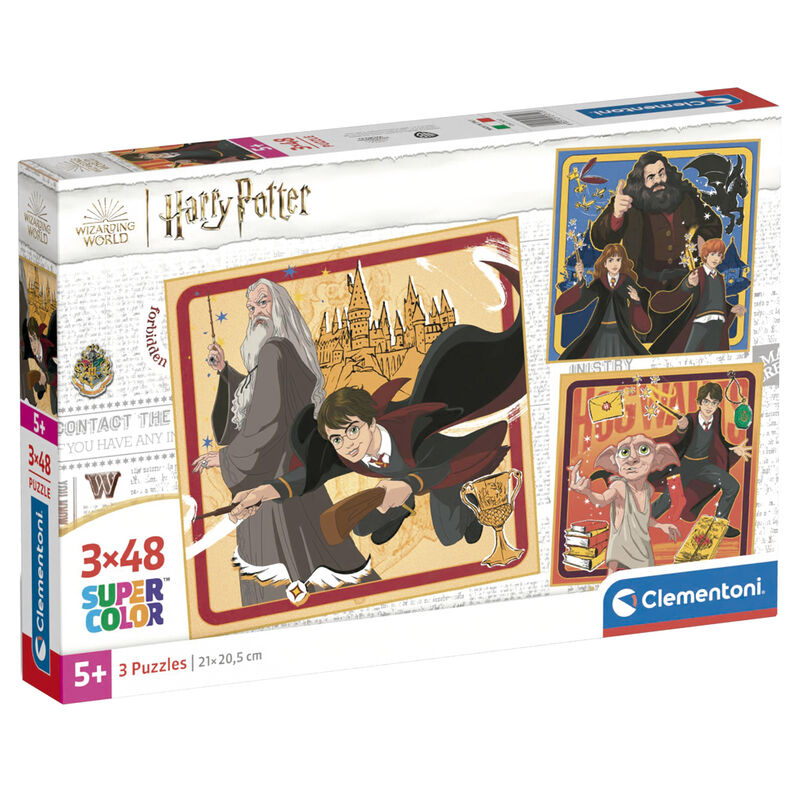 Puzzle Harry Potter 3x48pzs - Frikibase.com