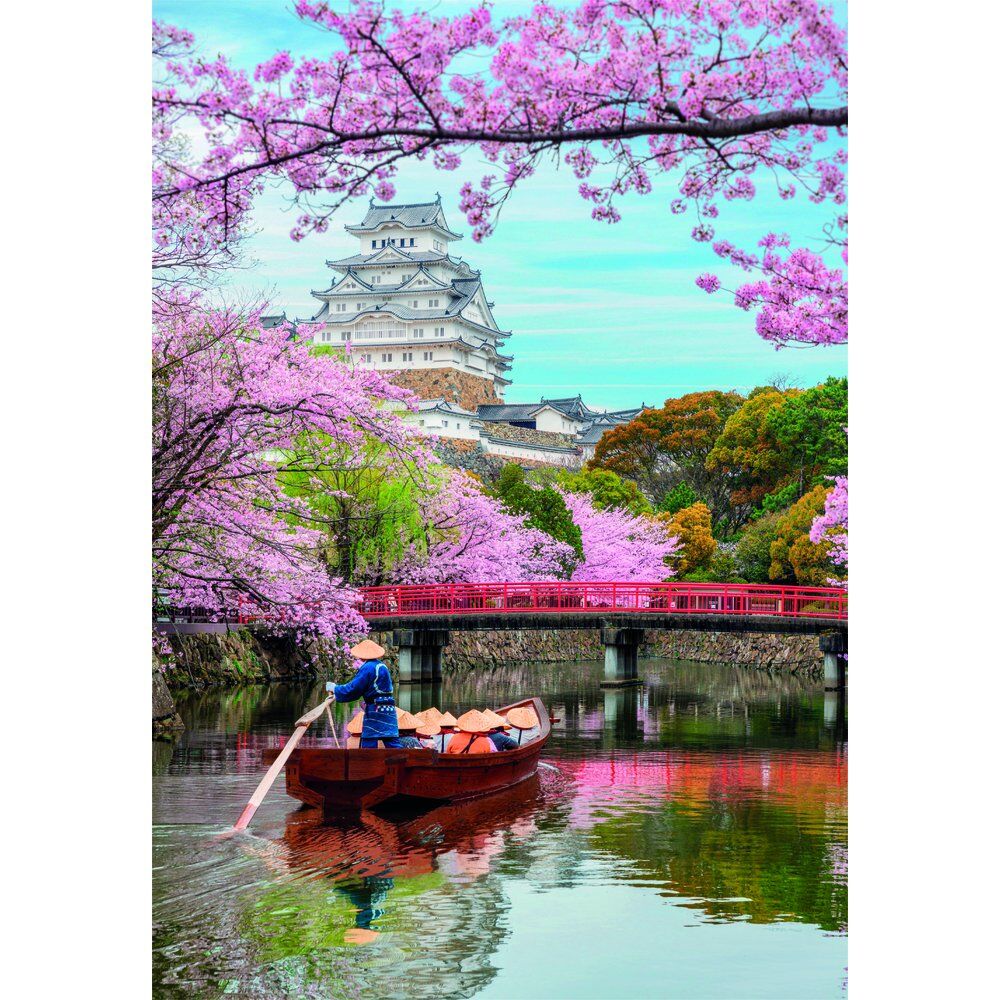 Puzzle Himeji Castle in Spring High Quality 1000pzs - Frikibase.com