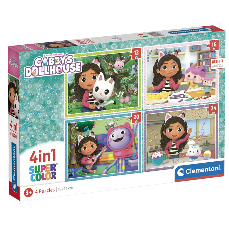 Puzzle La Casa de Muñecas de Gabby 12-16-20-24pzs - Frikibase.com