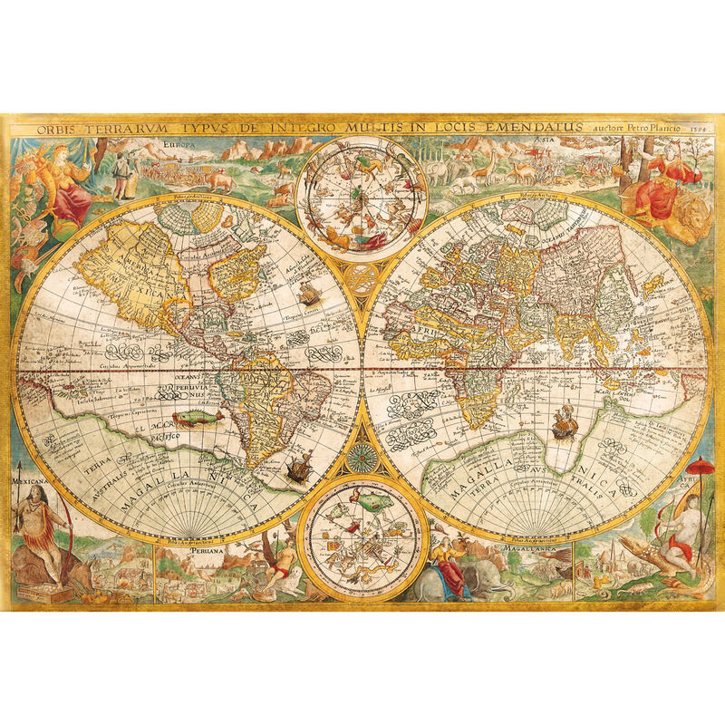 Puzzle Mapa Antiguo 2000pzs - Frikibase.com