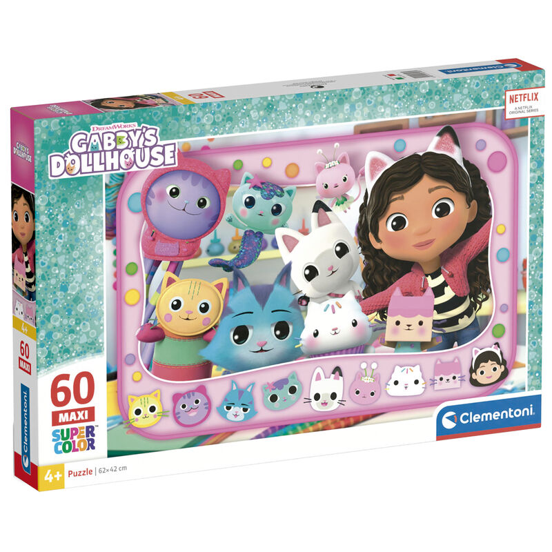 Puzzle maxi La Casa de Muñecas de Gabby 60pzs - Frikibase.com