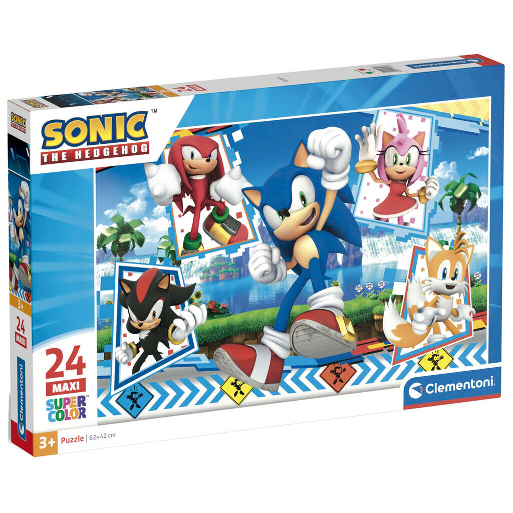 Puzzle maxi Sonic the Hedgehog 24pzs - Frikibase.com