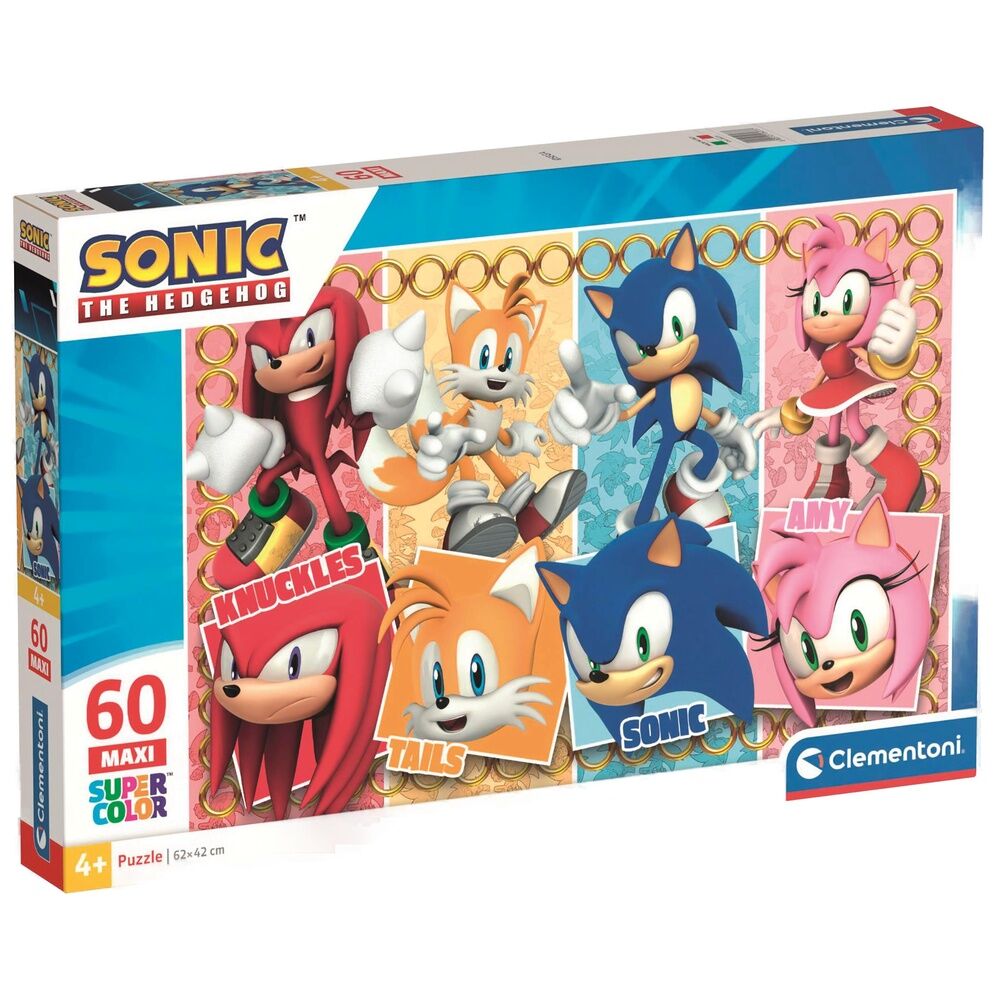Puzzle maxi Sonic the Hedgehog 60pzs - Frikibase.com