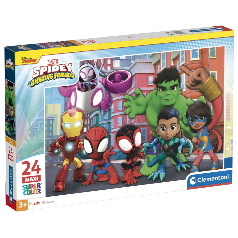 Puzzle maxi Spidey and His Amazing Friends Marvel 24pzs - Frikibase.com