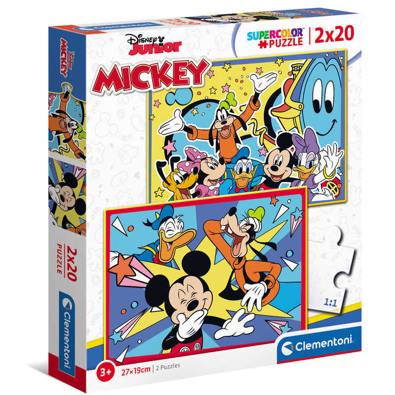 Puzzle Mickey Disney 2x20pzs - Frikibase.com