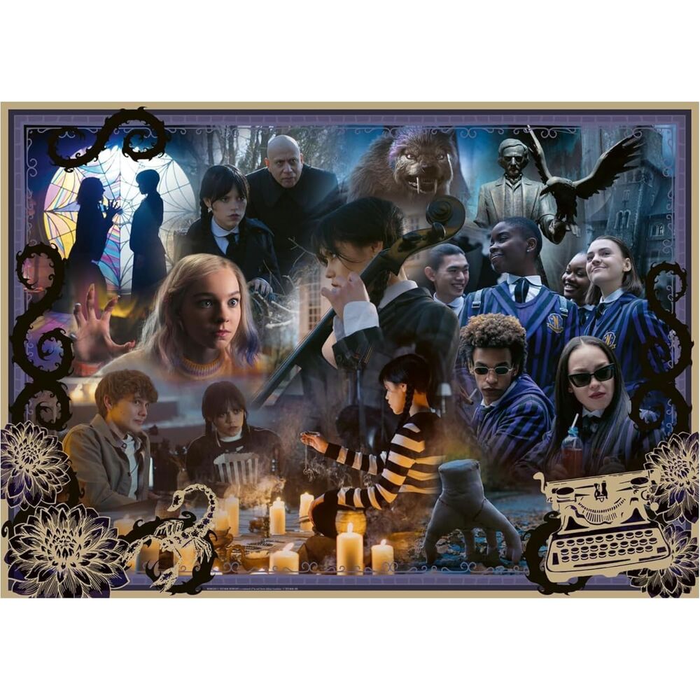 Puzzle Miercoles Wednesday 1000pzs - Frikibase.com
