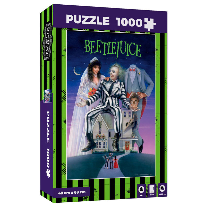 Puzzle Movie Poster Beetlejuice 1000pzs - Frikibase.com