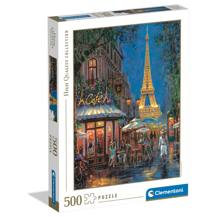 Puzzle Noche en el Cafe Eiffel 500pzs - Frikibase.com