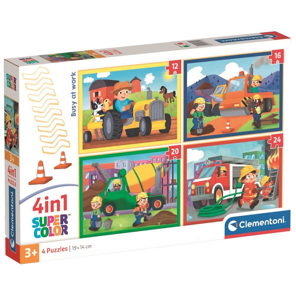 Puzzle Ocupado en el Trabajo 12+16+20+24pzs - Frikibase.com