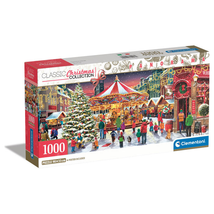 Puzzle Panorama Pueblo de Navidad 1000pzs - Frikibase.com