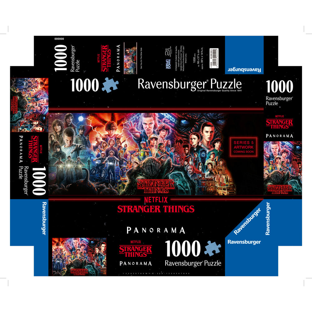 Puzzle panorama Stranger Things 1000pzs - Frikibase.com