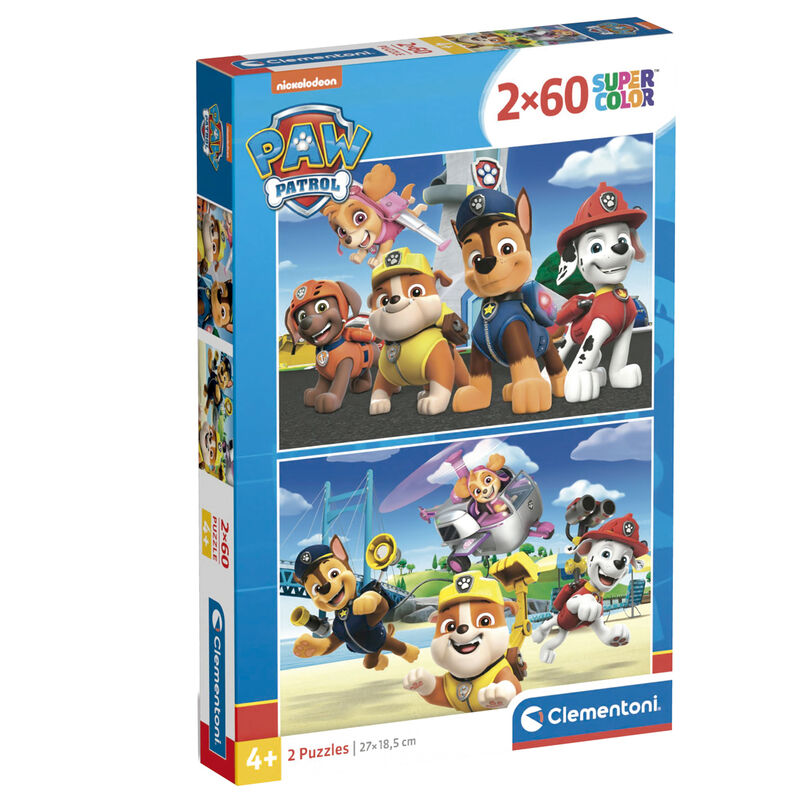 Puzzle Patrulla Canina Paw Patrol 2x60pzs - Frikibase.com