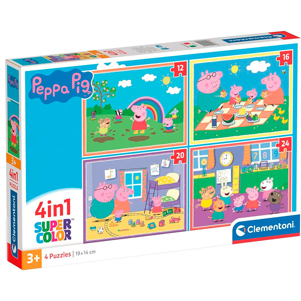 Puzzle Peppa Pig 12-16-20-24pzs - Frikibase.com