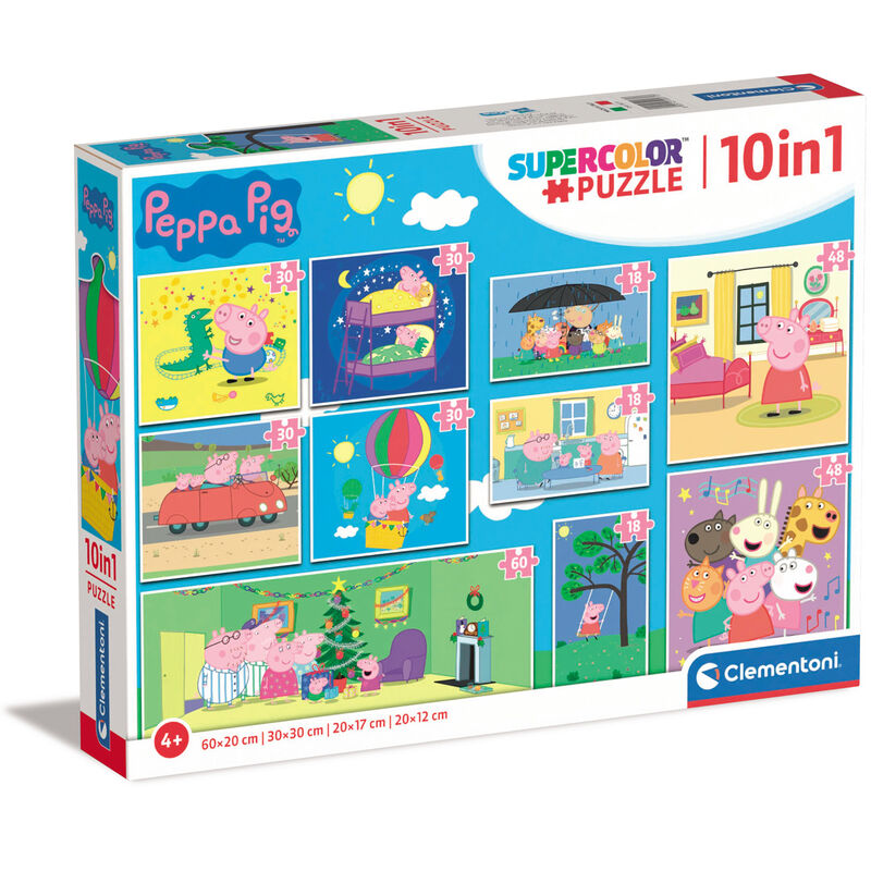 Puzzle Peppa Pig 18+30+48+60pzs - Frikibase.com