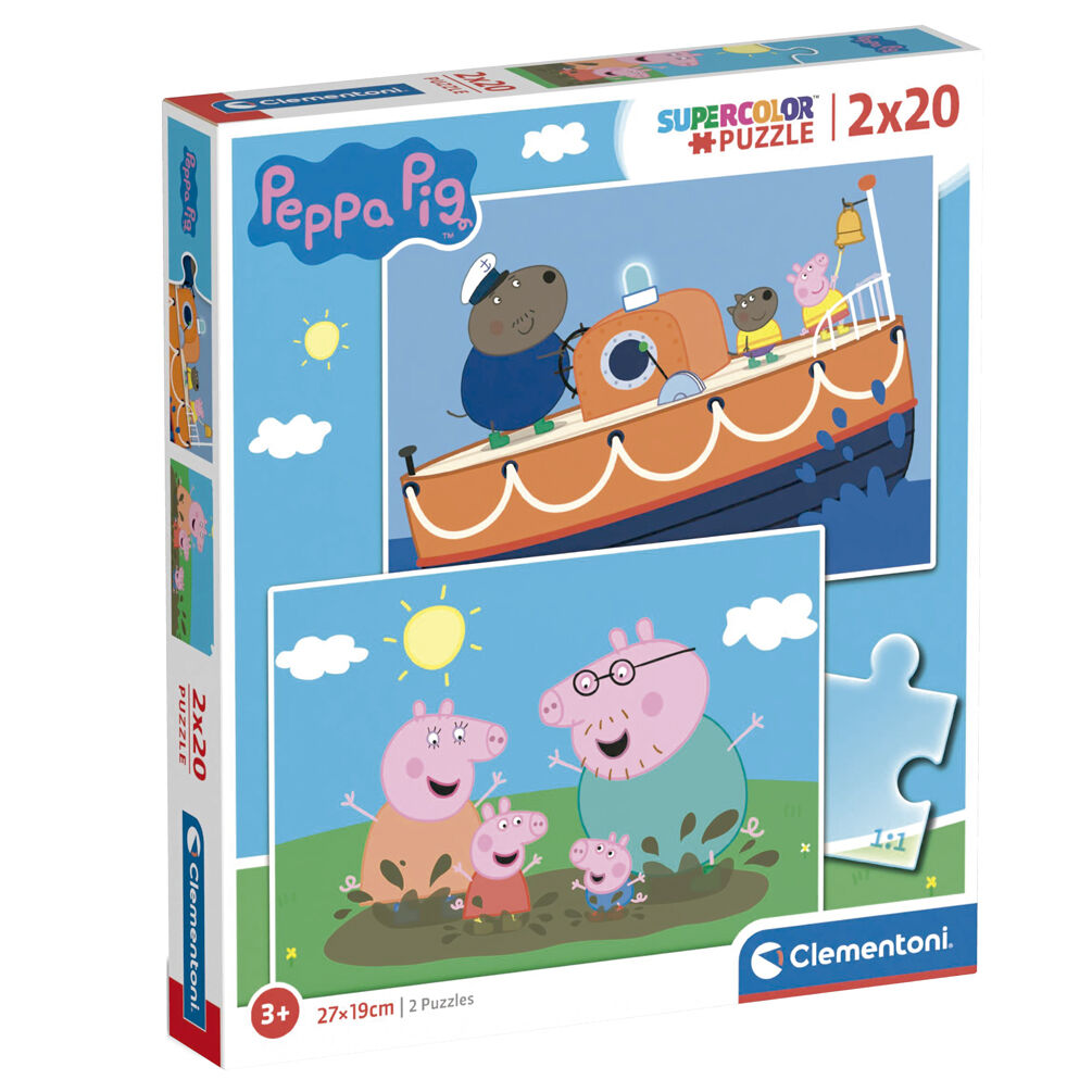 Puzzle Peppa Pig 2x20pzs - Frikibase.com