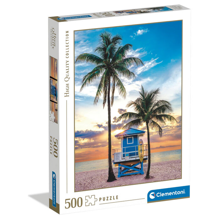 Puzzle Playa Miami Florida 500pzs - Frikibase.com