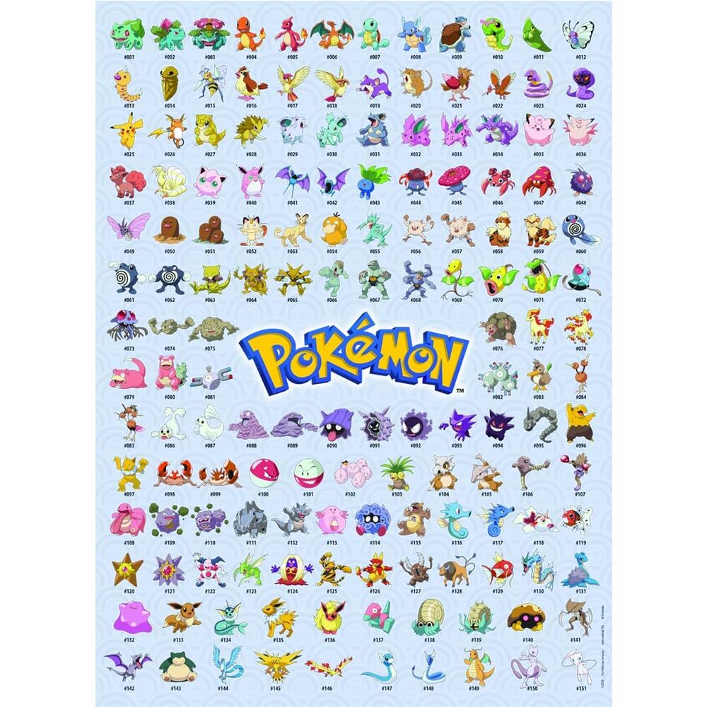 Puzzle Pokemon 500pzs - Frikibase.com