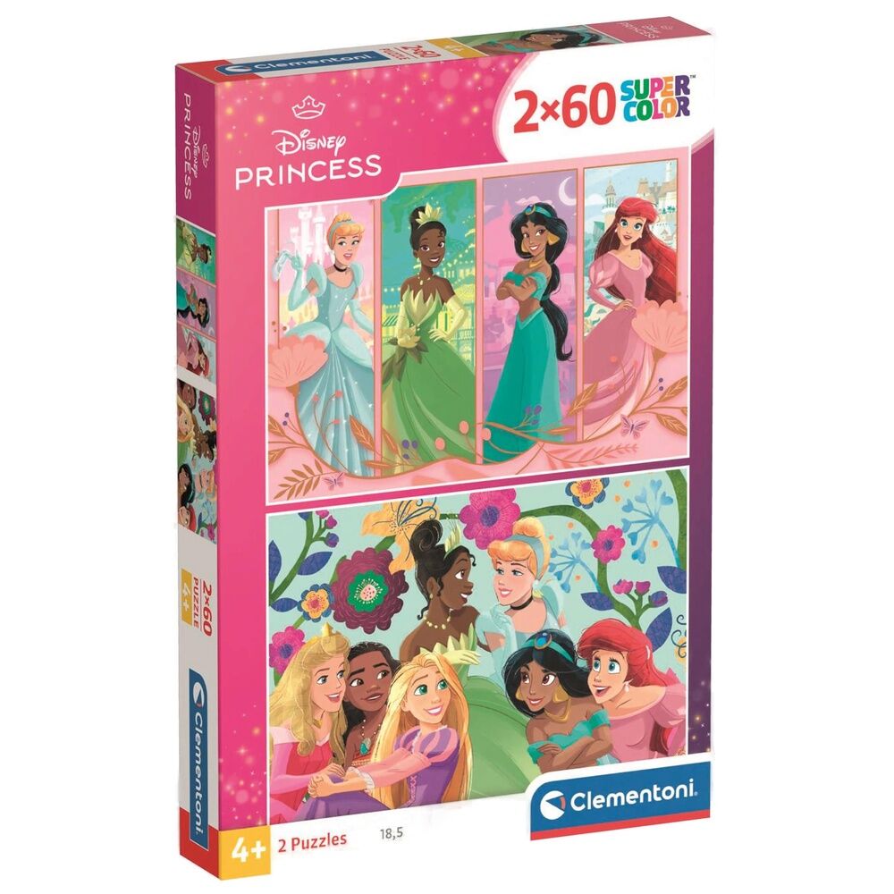 Puzzle Princesas Disney 2x60pzs - Frikibase.com