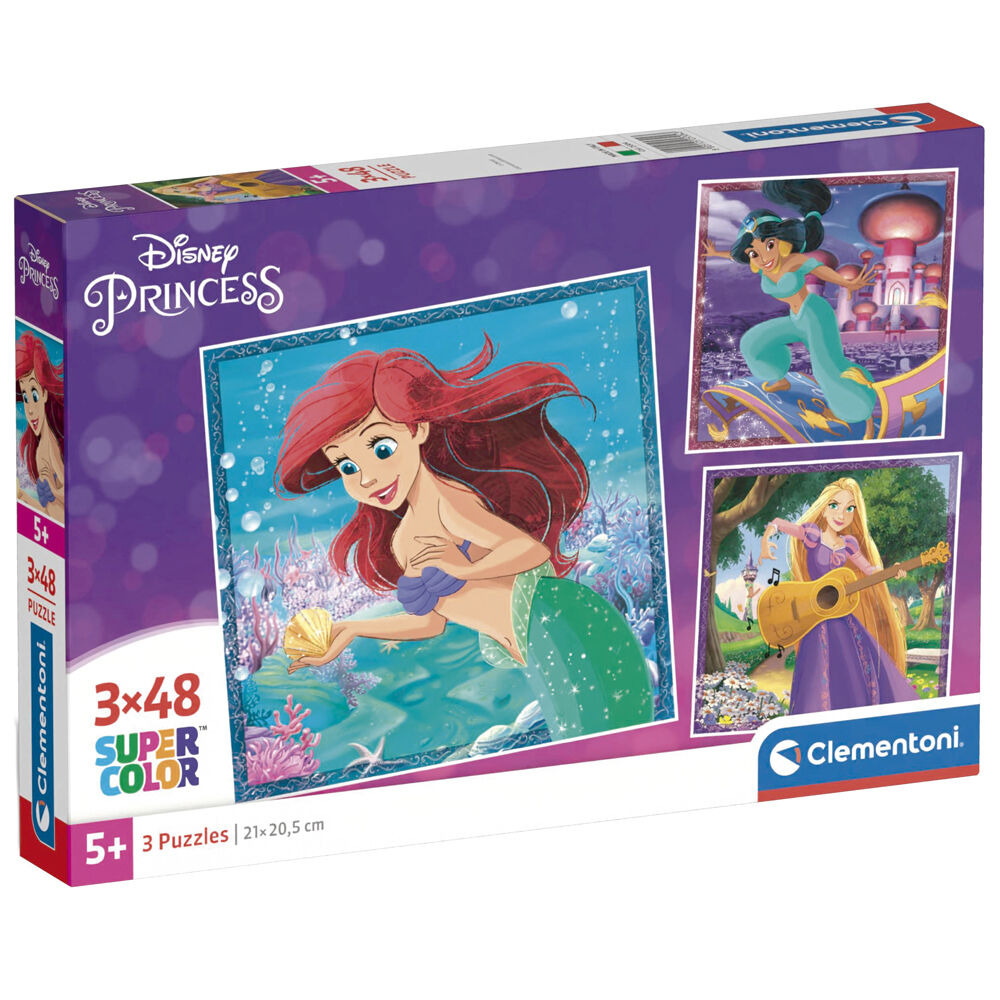 Puzzle Princesas Disney 3x48pzs - Frikibase.com