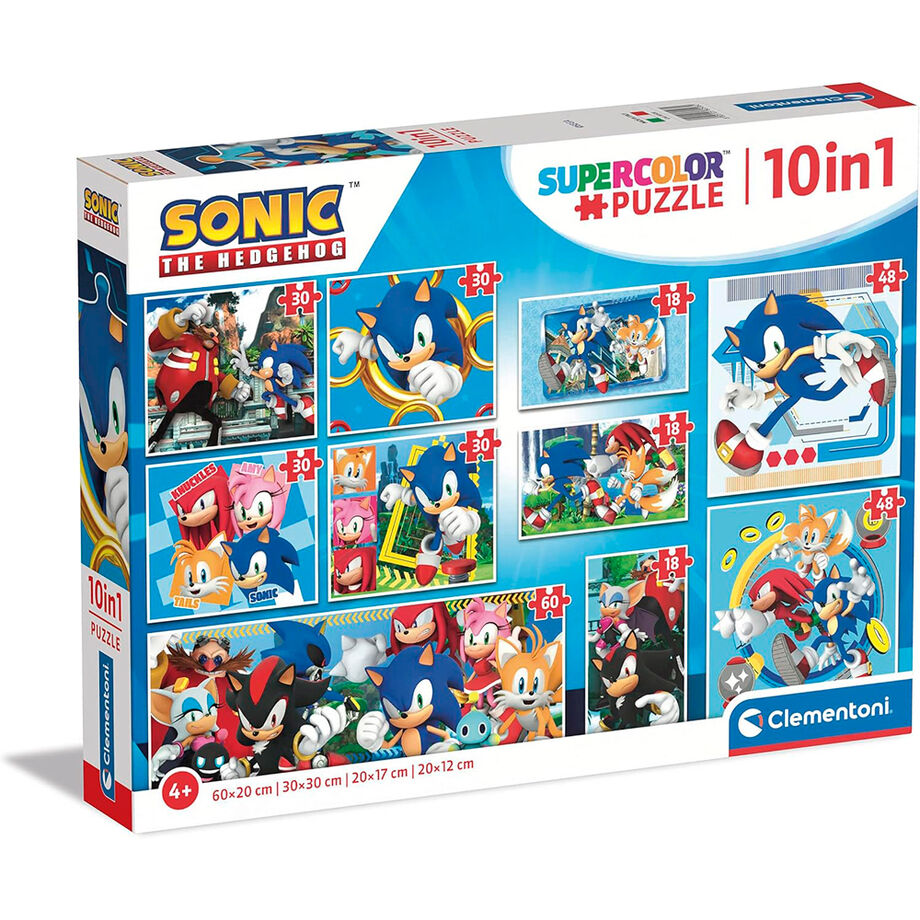 Puzzle Sonic the Hedgehog 18+30+48+60pzs - Frikibase.com