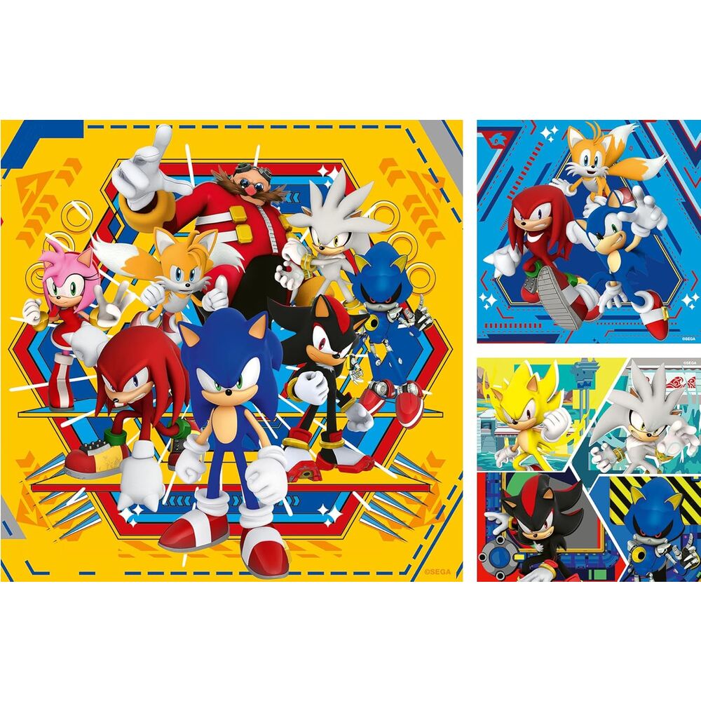 Puzzle Sonic the Hedgehog 3x49pzs - Frikibase.com