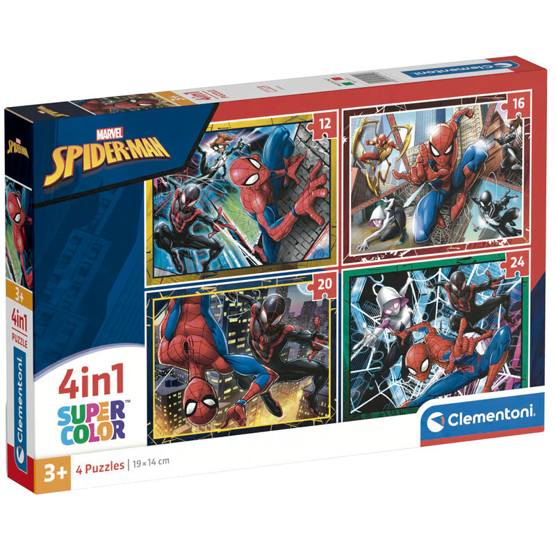 Puzzle Spiderman Marvel 12-16-20-24pzs - Frikibase.com