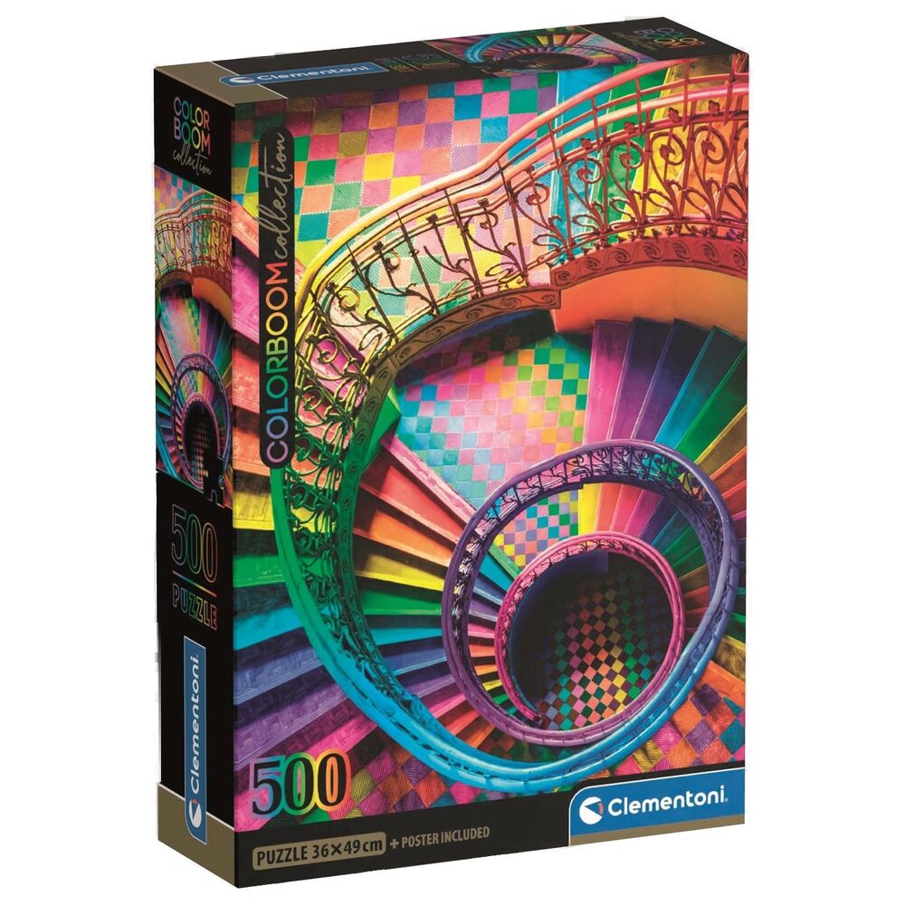 Puzzle Stairs Color Boom 500pzs - Frikibase.com