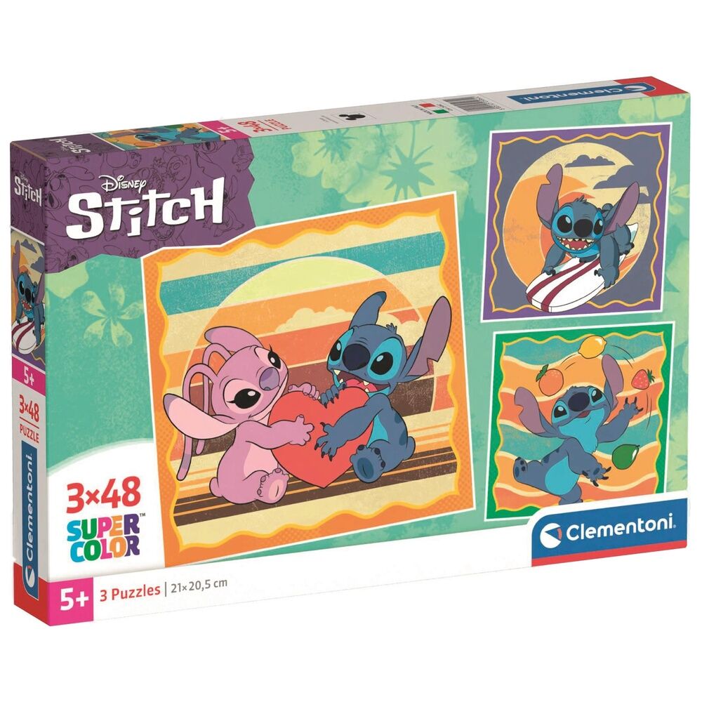 Puzzle Stitch Disney 3x48pzs - Frikibase.com