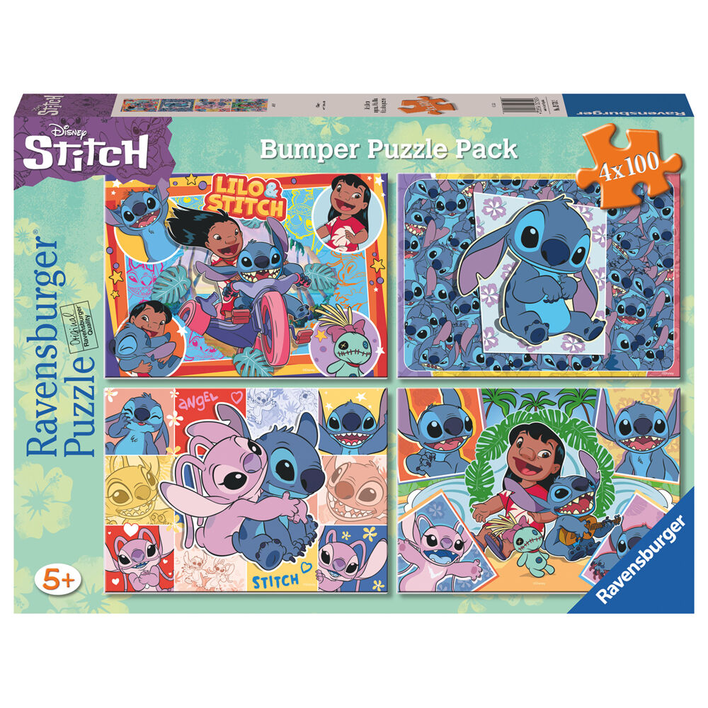 Puzzle Stitch Disney 4x100pzs - Frikibase.com
