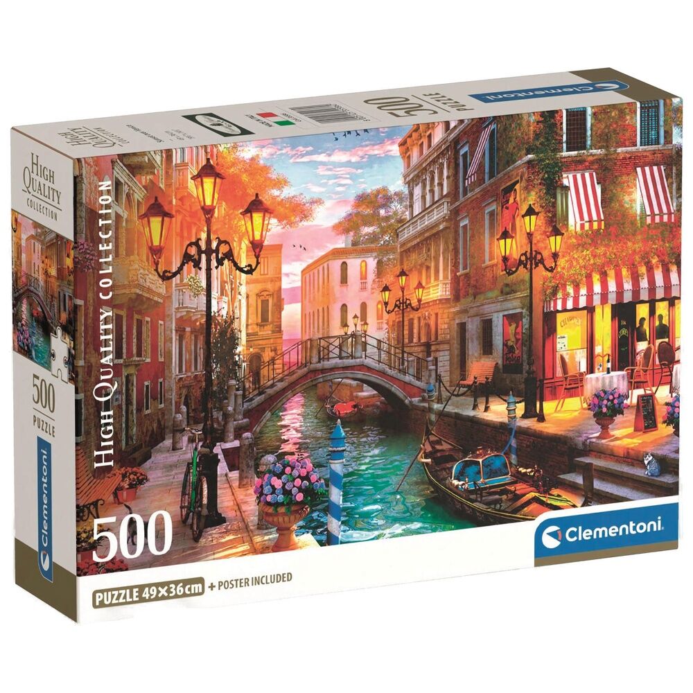 Puzzle Sunset Over Venice High Quality 500pzs - Frikibase.com