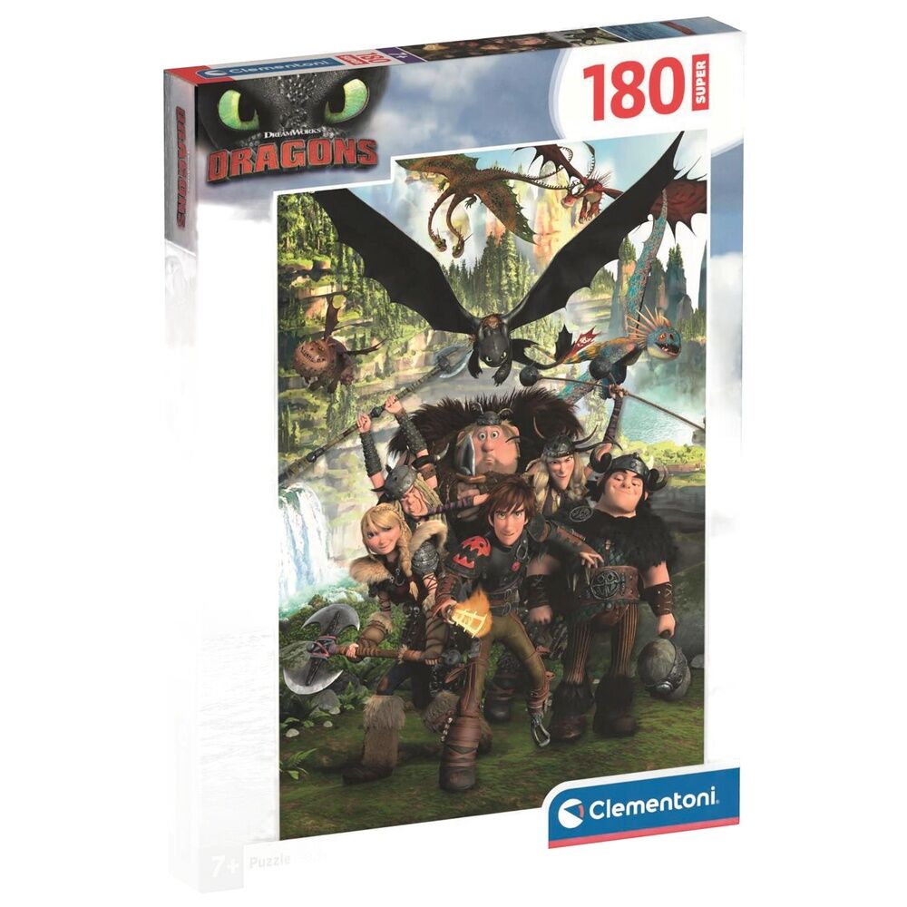 Puzzle super Como Entregar a Tu Dragon 180pzs - Frikibase.com