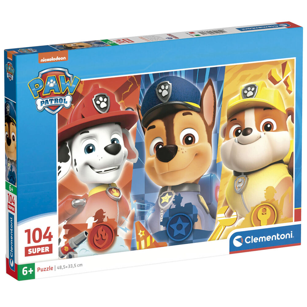 Puzzle super Patrulla Canina Paw Patrol 104pzs - Frikibase.com