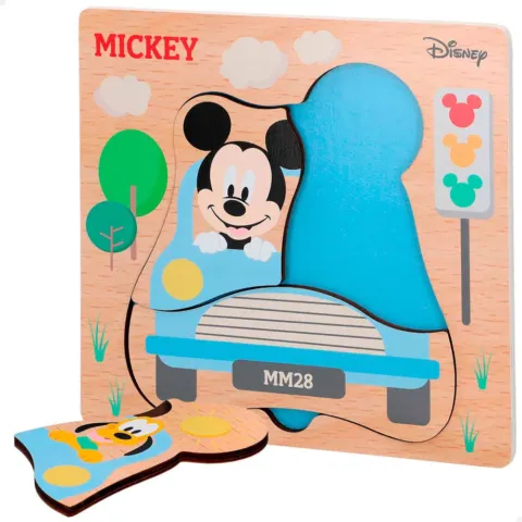 Puzzle surtido madera Mickey Minnie Disney - Frikibase.com