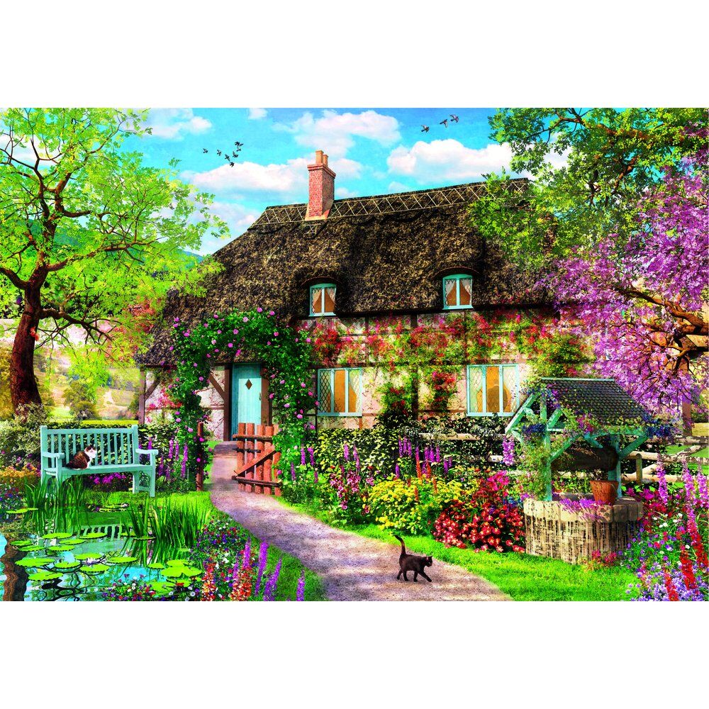 Puzzle The Old Cottage High Quality 1000pzs - Frikibase.com