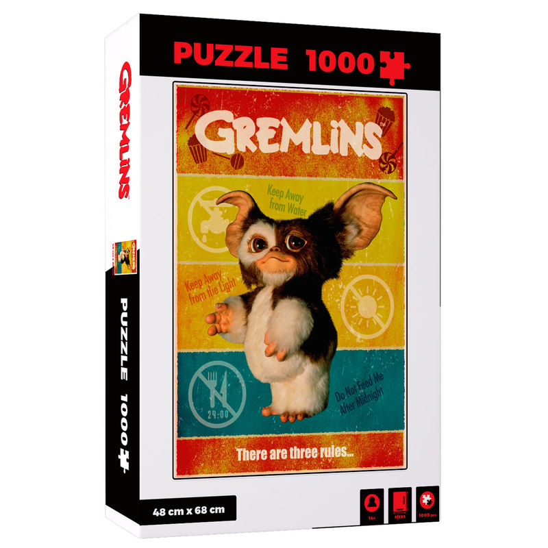 Puzzle There Are Three Rules Gremlins 1000pzs - Frikibase.com