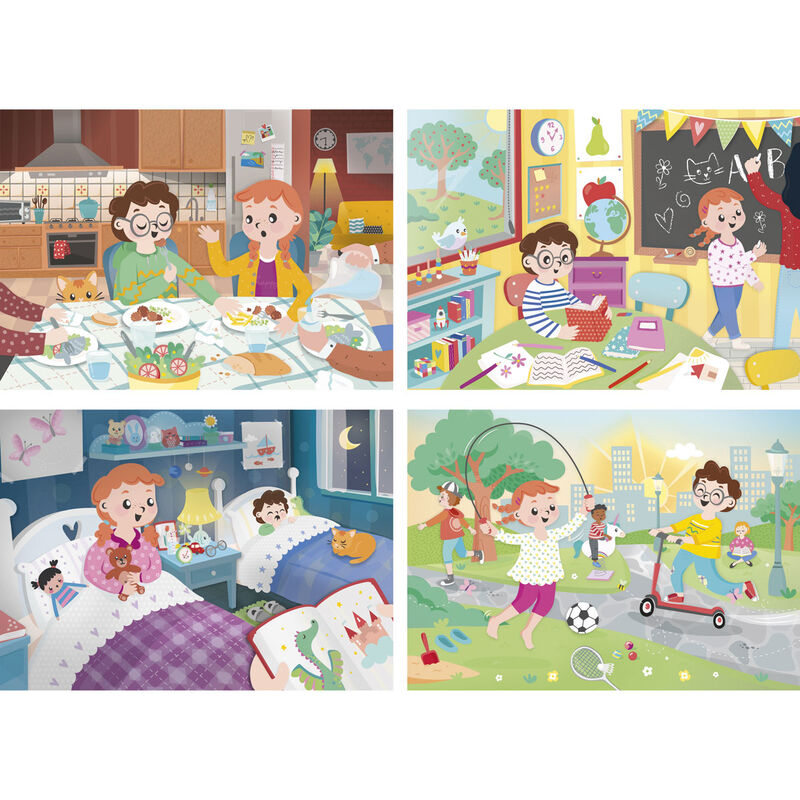 Puzzle Un Buen Dia 2x20pzs 2x60pzs - Frikibase.com