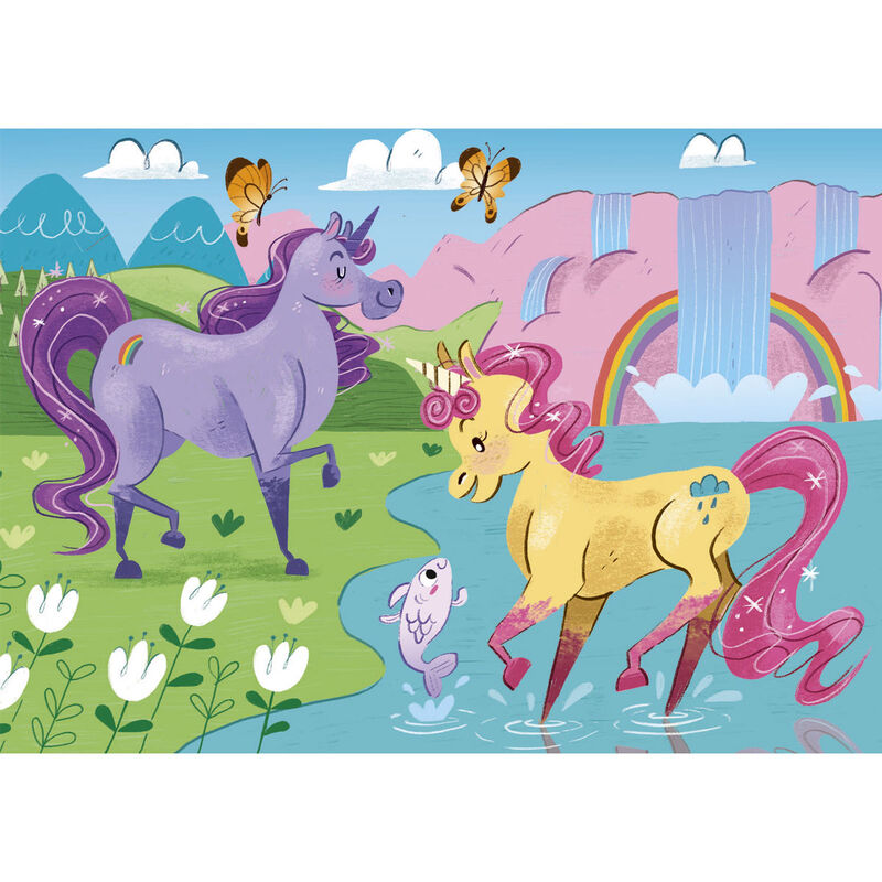 Puzzle Unicornios 2x20pzs - Frikibase.com