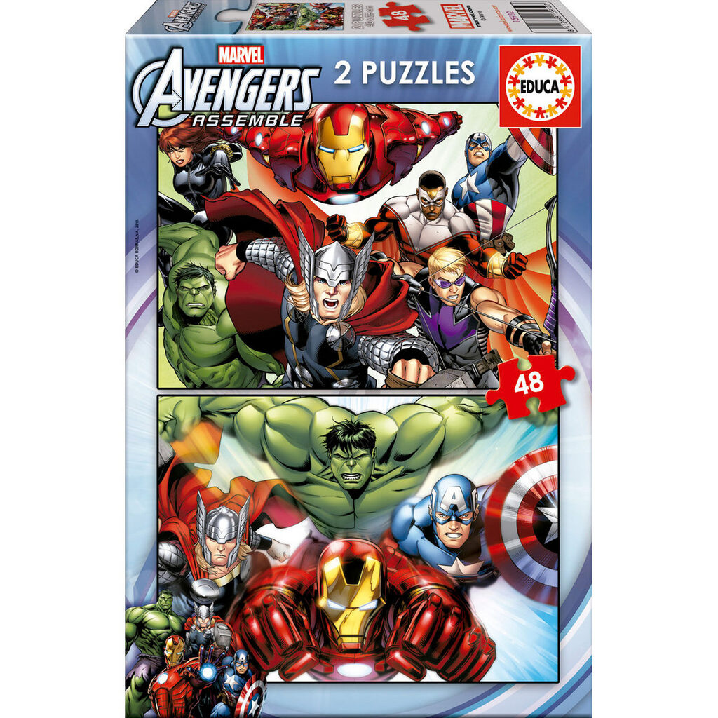 Puzzle Vengadores Avengers Marvel 2x48pzs - Frikibase.com