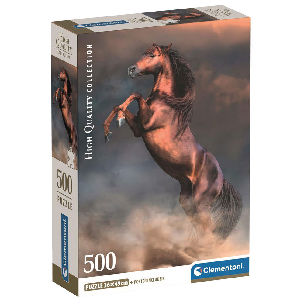 Puzzle Wild Red Stallion High Quality 500pzs - Frikibase.com