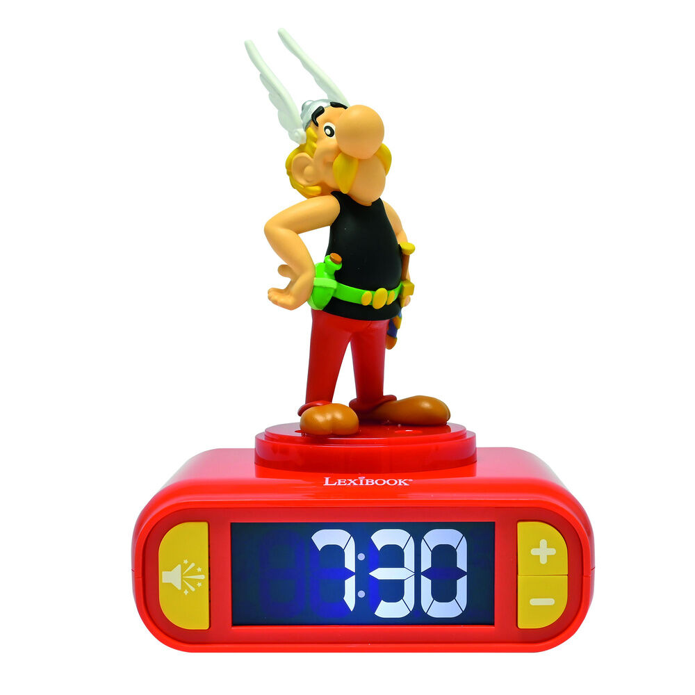 Reloj Despertador Luz Nocturna 3D Asterix - Frikibase.com