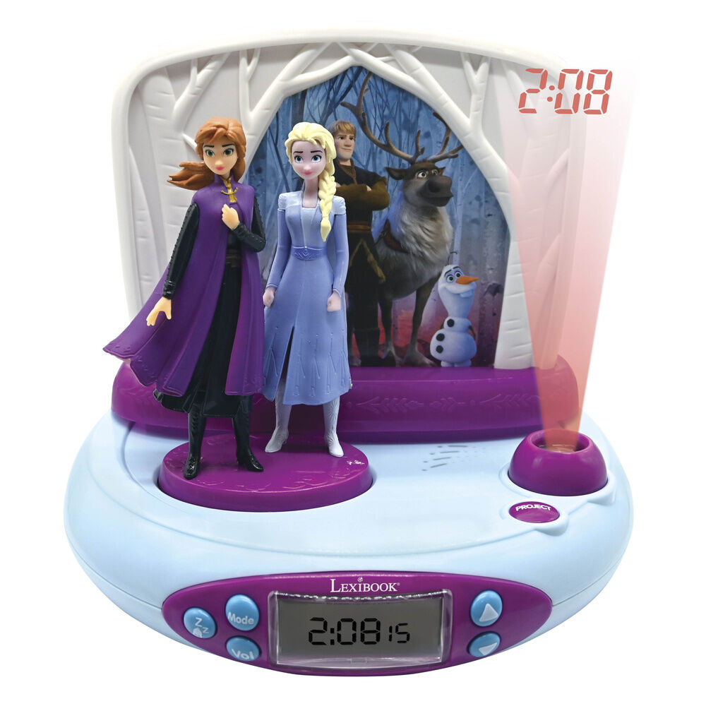 Reloj Despertador Proyector 3D Frozen Disney - Frikibase.com