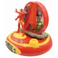 Reloj Despertador Proyector 3D Iron Man Vengadores Avengers Marvel – imagen 2