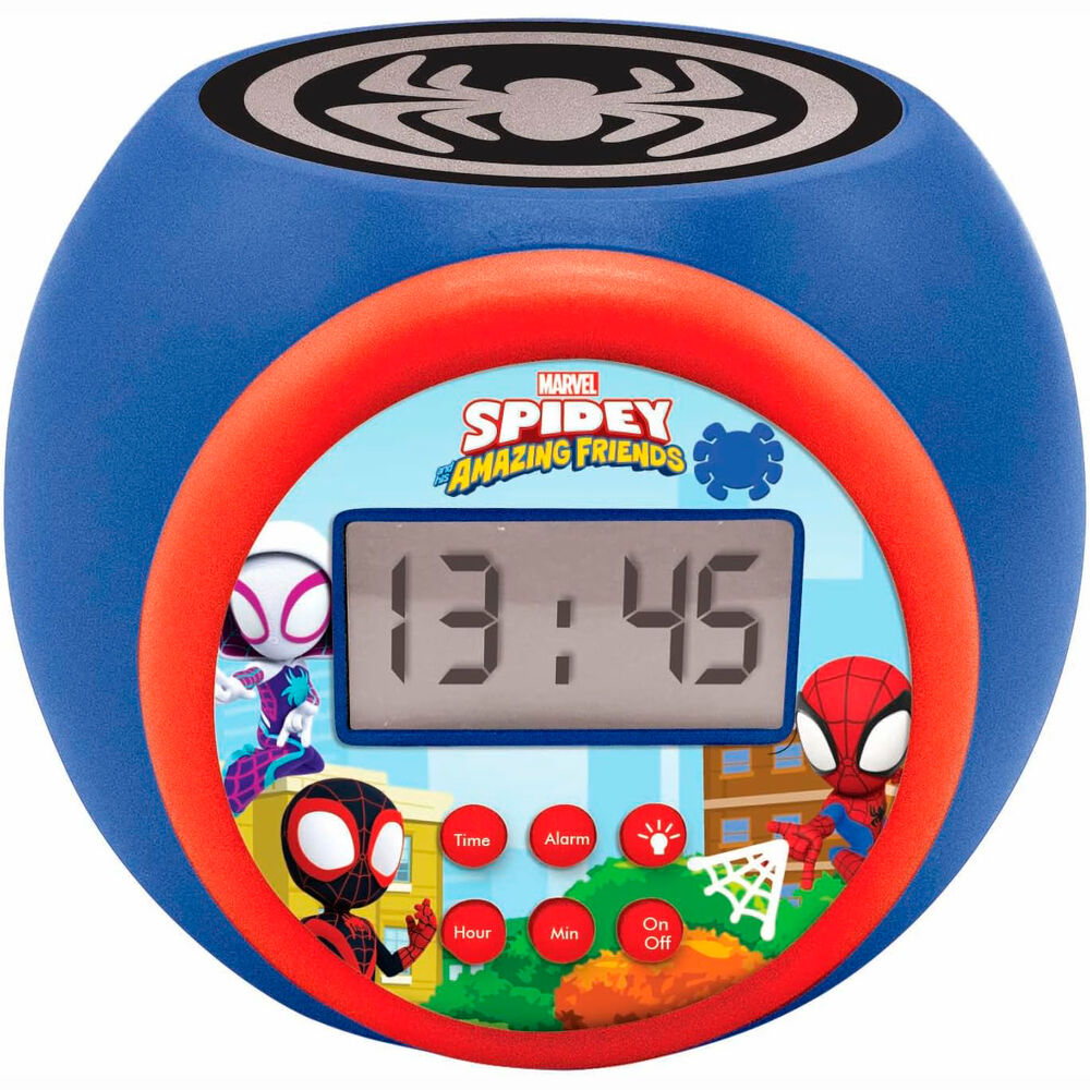 Reloj Despertador Proyector Spidey Marvel - Frikibase.com